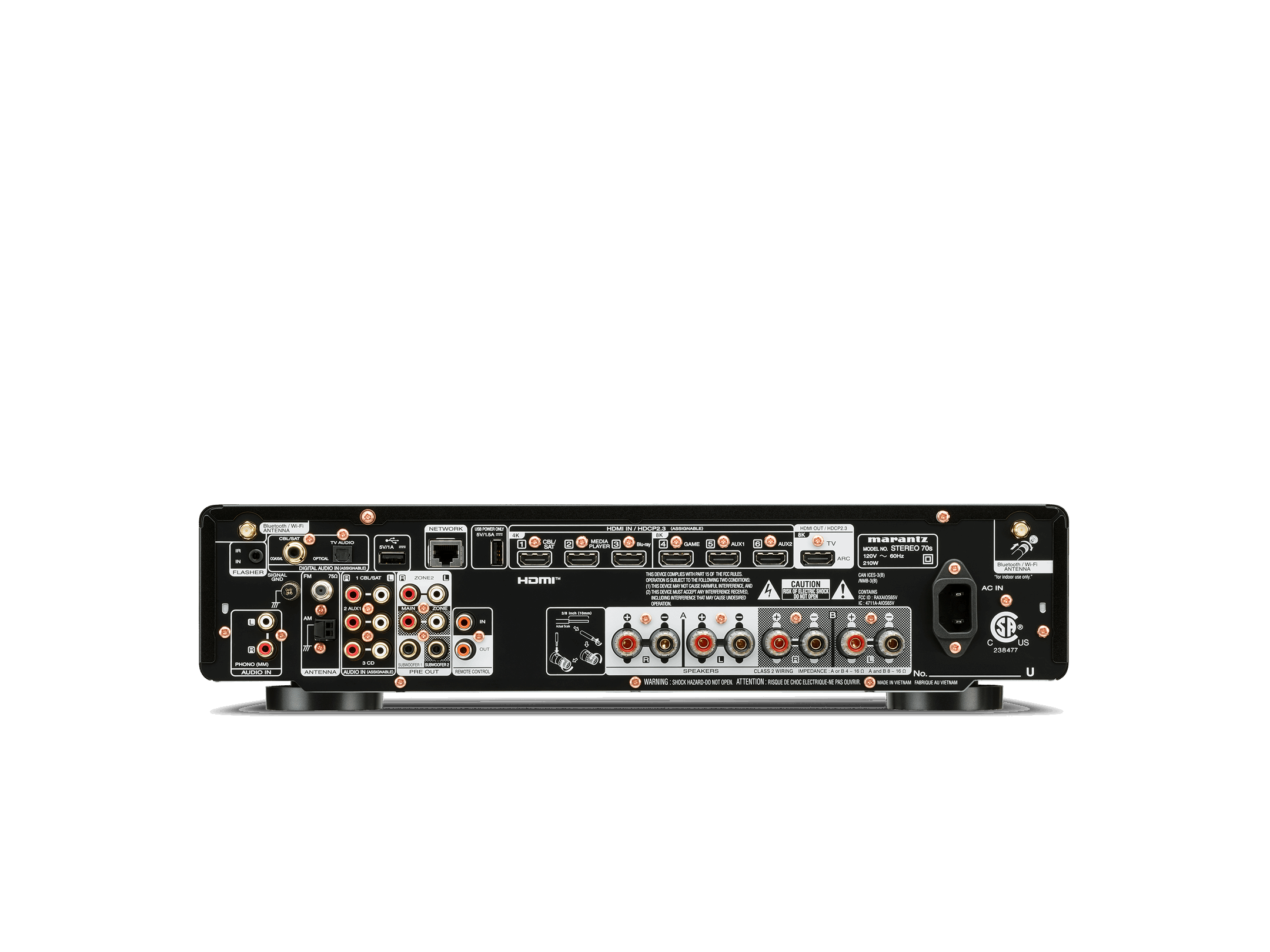 Marantz Stereo 70s Integrated Amplifier with DAC, Streamer, and HDMI switching