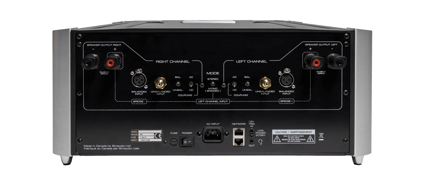 Simaudio 861 Stereo Power Amplifier (available to demo)