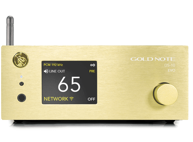 Gold Note DS-10 EVO Streamer and DAC/Preamplifier (2023 MODEL) (available for demo)