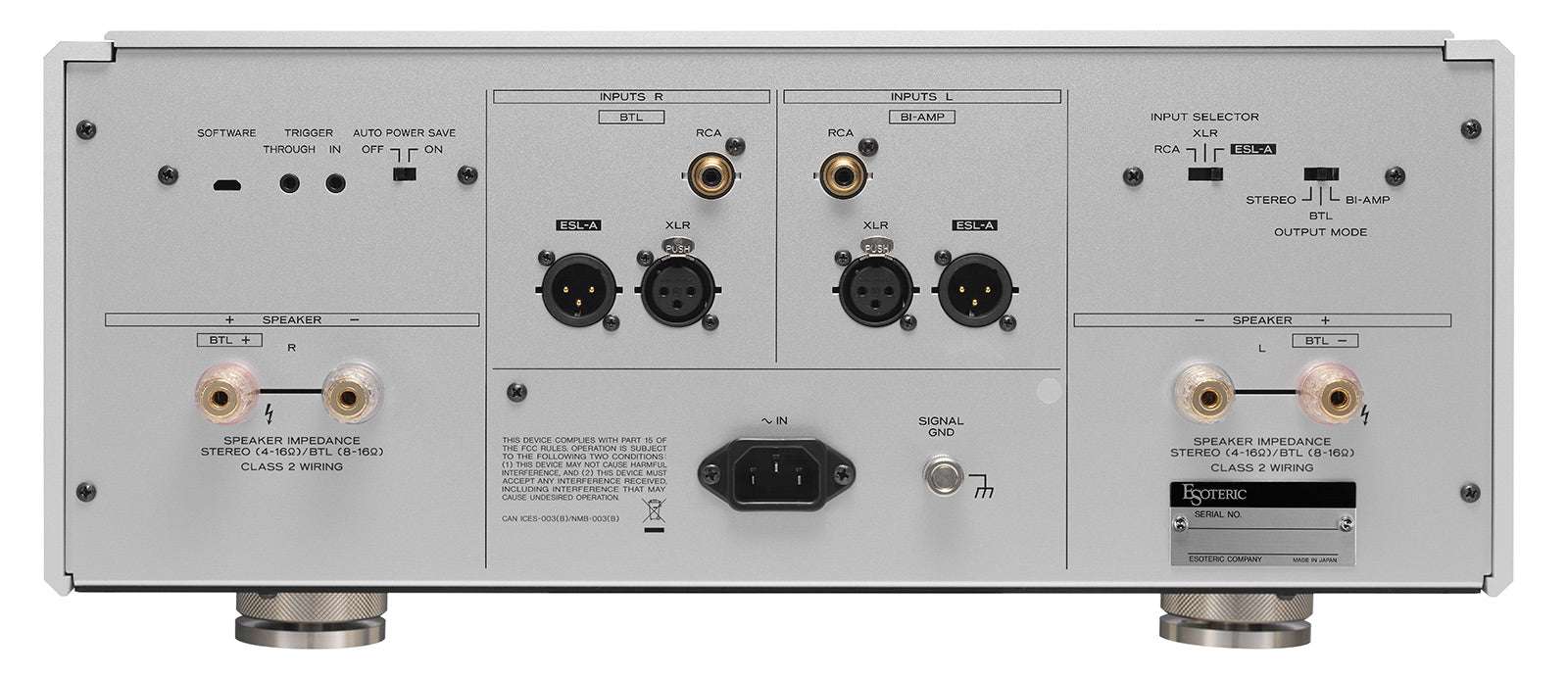 Esoteric S-O5 Class A Power Amplifiers (SILVER) (PRICED PAIR) (USED)