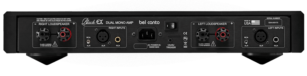 Bel Canto Black EX Dual Mono Amplifier