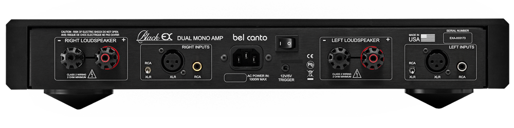 Bel Canto Black EX Dual Mono Amplifier