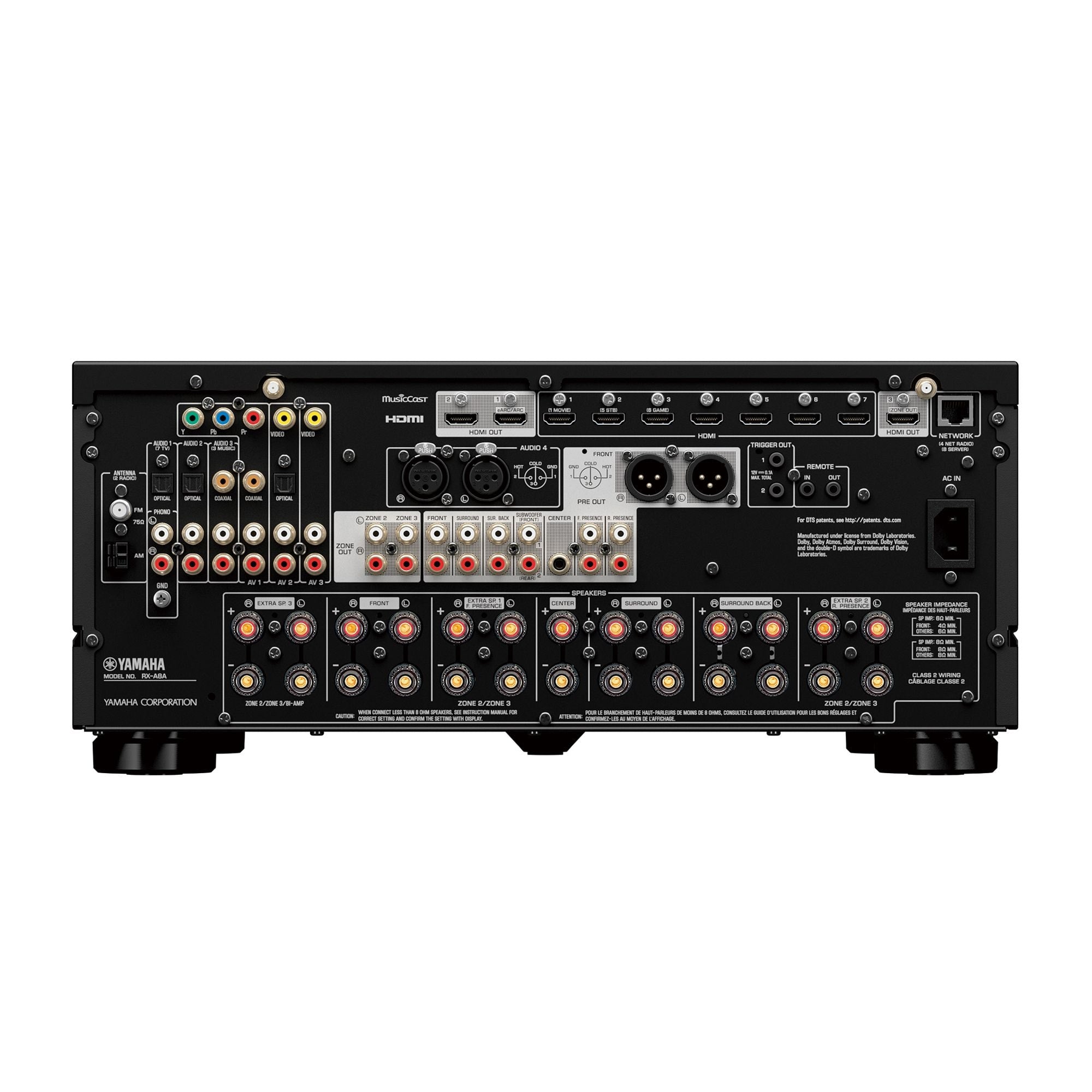 Yamaha RX-A8A AVENTAGE 11.2-Channel AV Receiver with 8K HDMI and MusicCast (FLOOR SAMPLE SALE) (available to demo)